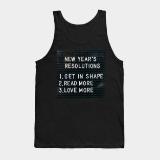 New Year's Resolutions Tank Top